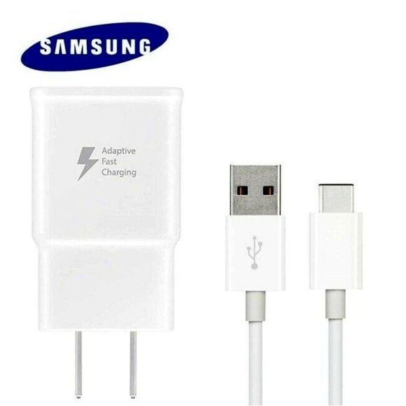 Samsung Fast Charge 15W USB TYPE C  Wall Charger Block and Cable for S9 to S23 - Picture 3 of 10